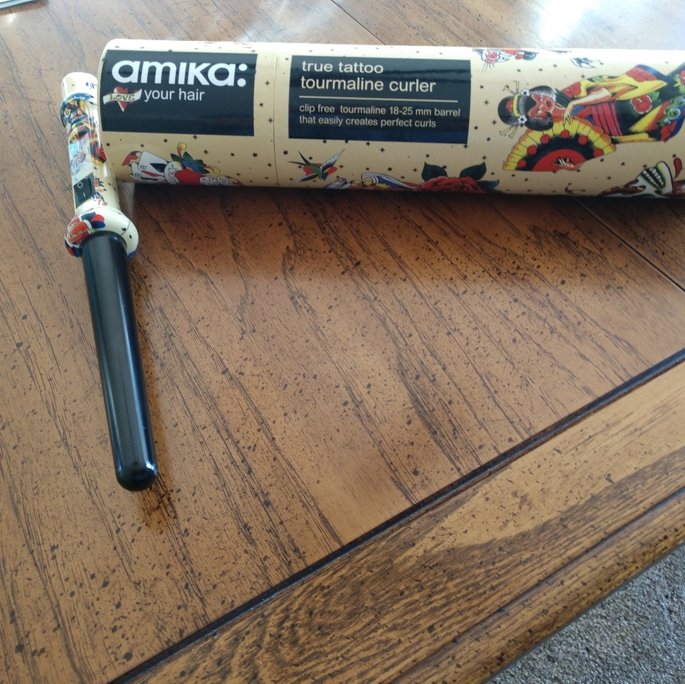 Anika True tattoo clip free tourmaline curler.